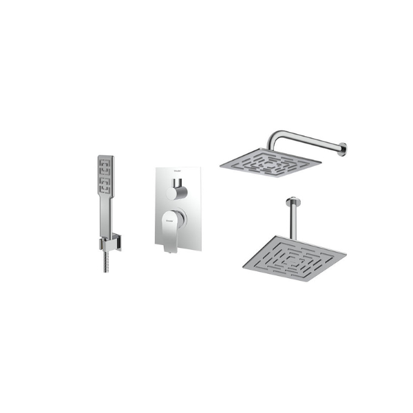 شودر رومرپلاس توکار-دوش تیپ3کرومBrass